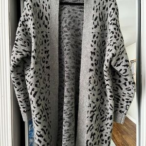 POL duster cardigan. Thick. Runs BIG. Size large could do the small.